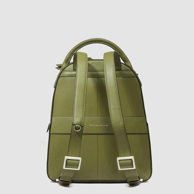 Zainetto da Donna Piquadro Ashley con Porta iPad®mini in Pelle Verde