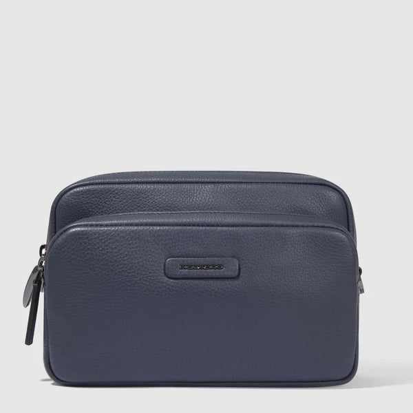 Tracolla Crossbody Piquadro Modus in Pelle con CONNEQU Blu