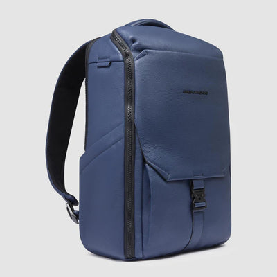 Zaino Piquadro Than Porta PC 15,6'' e iPad®Pro 12,9" in Pelle Blu