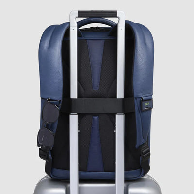 Zaino Piquadro Than Porta PC 15,6'' e iPad®Pro 12,9" in Pelle Blu