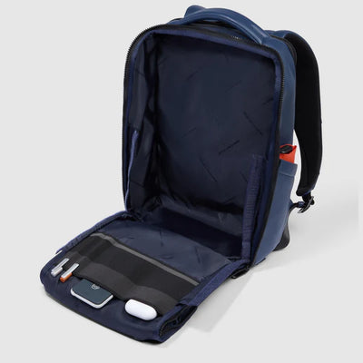 Zaino Piquadro Than Porta PC 15,6'' e iPad®Pro 12,9" in Pelle Blu