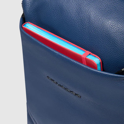 Zaino Piquadro Than Porta PC 15,6'' e iPad®Pro 12,9" in Pelle Blu