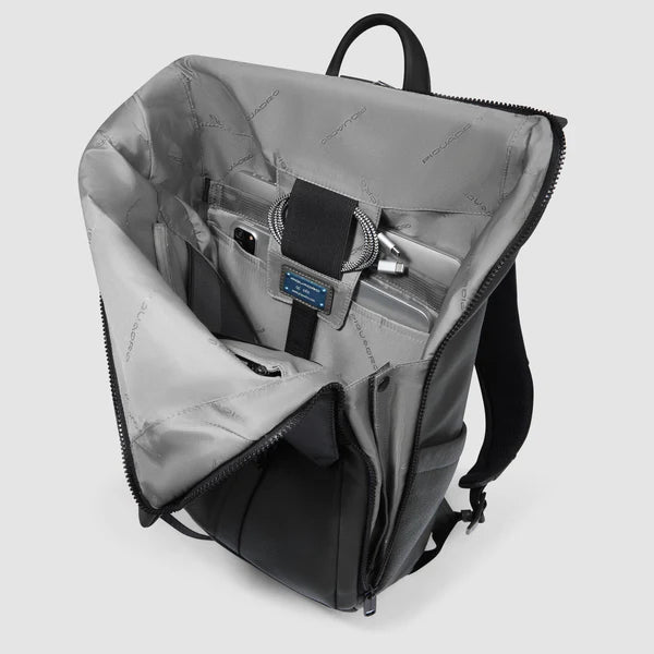 Zaino Roll-Top Piquadro Than con Porta PC 15,6&