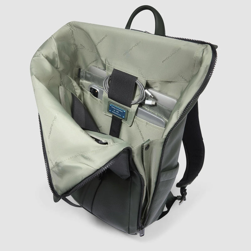 Zaino Roll-Top Piquadro Than con Porta PC 15,6&