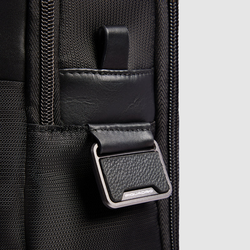 Borsa da Lavoro da Uomo Piquadro Wollem in Tessuto e Pelle con Porta PC 15,6&