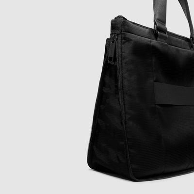 Cartella Briefcase Espandibile Piquadro Marcel in Pelle e Tessuto ad Unico Comparto con Porta PC 14" e iPad® 11'' Nero