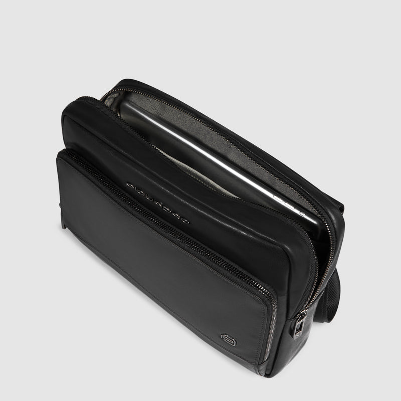 Borsello da Uomo Piquadro New Classic in Pelle Nero