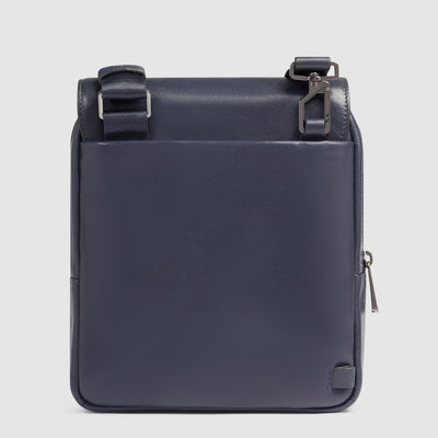 Borsello da Uomo Piquadro New Classic in Pelle con Porta iPad®mini Blu