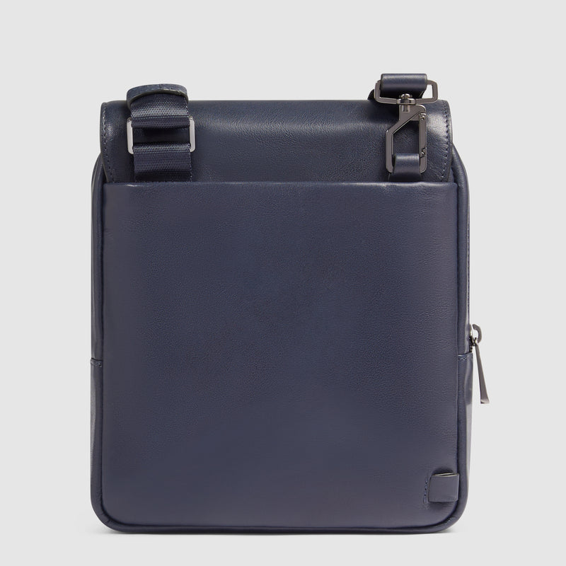 Borsello da Uomo Piquadro New Classic in Pelle con Porta iPad®mini Blu