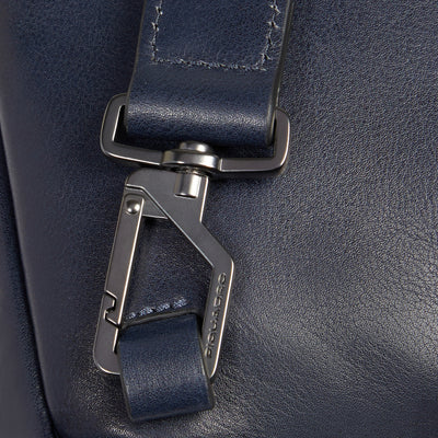 Borsello da Uomo Piquadro New Classic in Pelle con Porta iPad®mini Blu