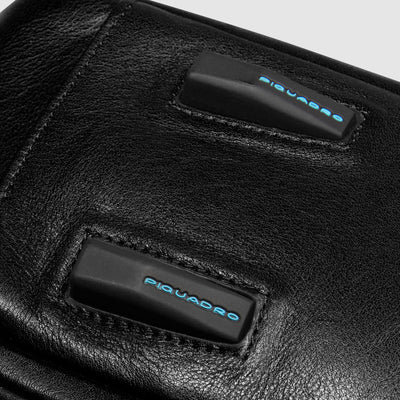 Borsa Briefcase da Uomo Piquadro New Classic con 1 Scomparto in Pelle con Porta PC e iPad® 12,9" Nero
