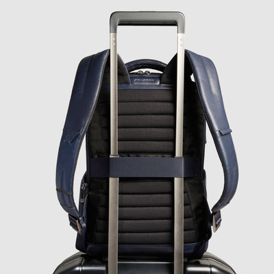 Zaino Piccolo da Uomo Piquadro New Classic in Pelle con Porta PC 13'' Blu