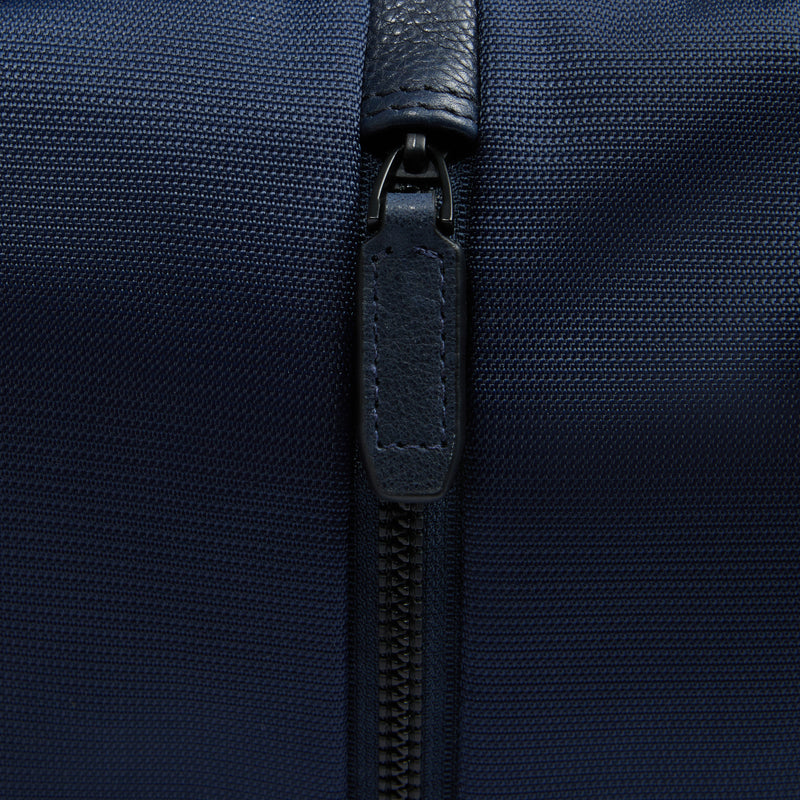 Borsello Orizzontale Piquadro Marcel in Pelle e Tessuto con Porta iPad® 11&