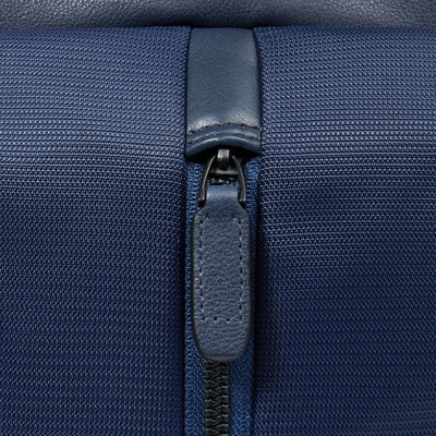 Zainetto Piquadro Marcel in Pelle e Tessuto con Porta PC 13" Blu