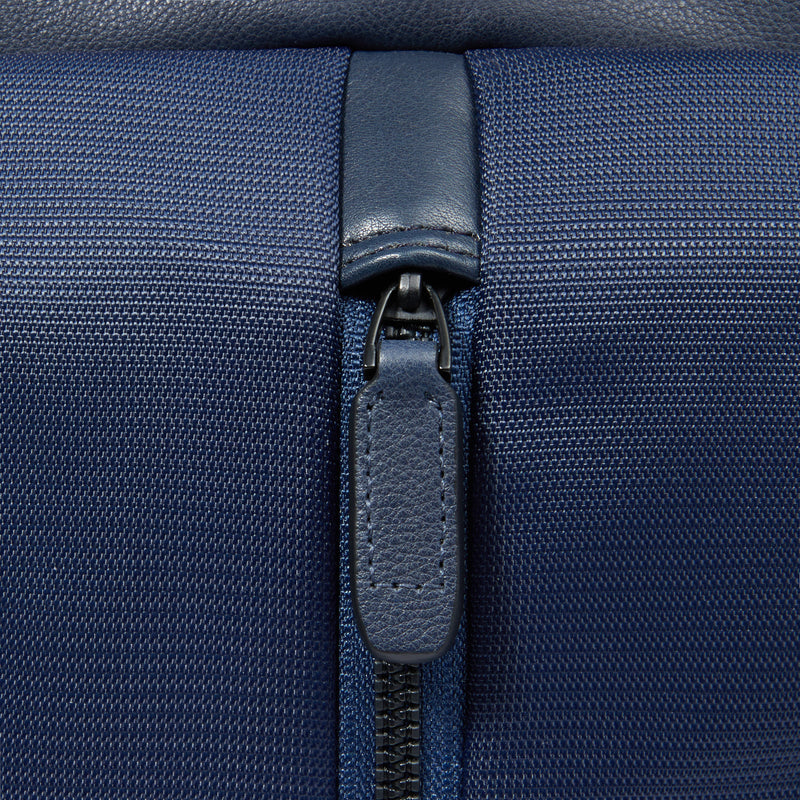 Zainetto Piquadro Marcel in Pelle e Tessuto con Porta PC 13" Blu