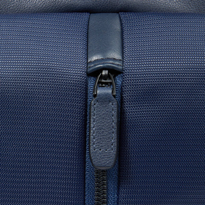 Zaino Piquadro Marcel in Pelle e Tessuto con Porta PC 14" Blu