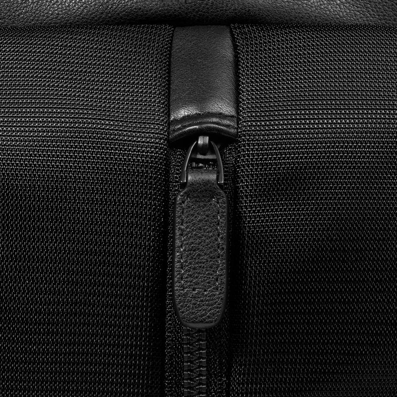 Zaino Piquadro Marcel in Pelle e Tessuto con Porta PC 14" Nero