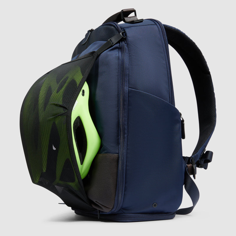 Zaino da Viaggio PRO Piquadro Marcel in Pelle e Tessuto Espandibile con Porta PC 15,6&