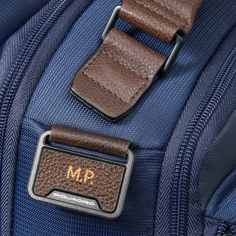 Zaino da Viaggio PRO Piquadro Marcel in Pelle e Tessuto Espandibile con Porta PC 15,6&
