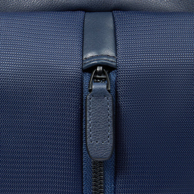 Zaino Piquadro Marcel in Pelle e Tessuto con Porta PC 15,6" Blu