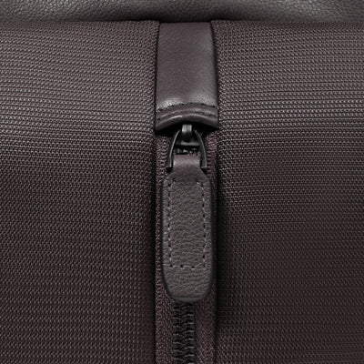 Zaino Piquadro Marcel in Pelle e Tessuto con Porta PC 15,6" Testa di Moro