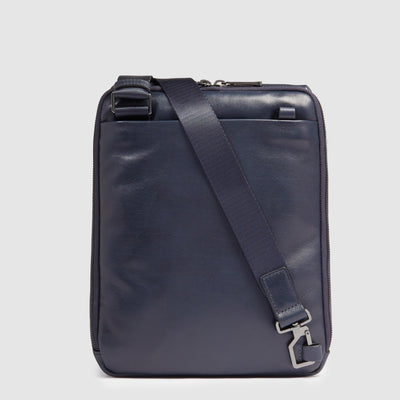 Borsello da Uomo Piquadro New Classic in Pelle con Porta iPad® 11'' Blu