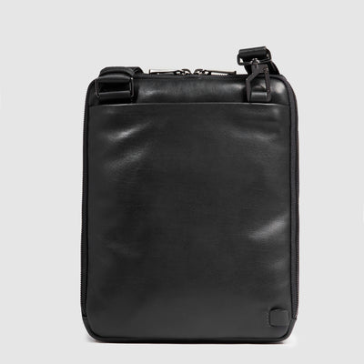 Borsello da Uomo Piquadro New Classic in Pelle con Porta iPad® 11'' Nero