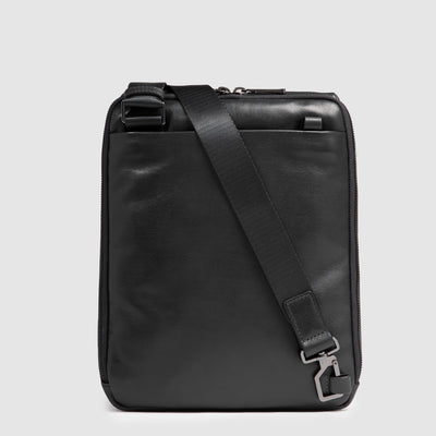 Borsello da Uomo Piquadro New Classic in Pelle con Porta iPad® 11'' Nero