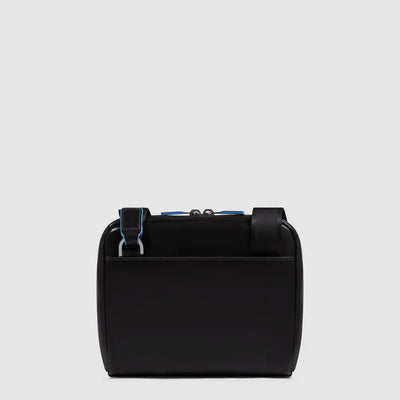 Borsello da Uomo Piquadro Blue Square in Pelle Nero