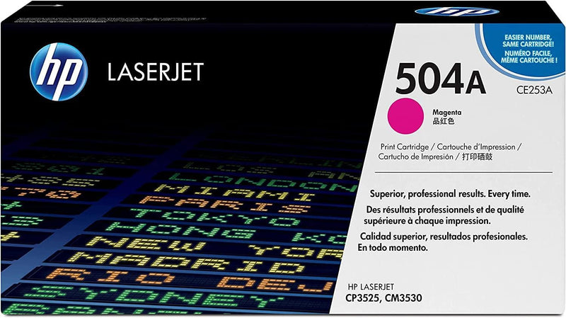 Toner Originale HP LaserJet 504A Magenta