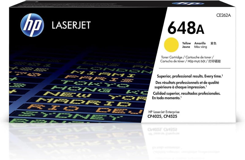 Toner Originale HP LaserJet 648A Giallo