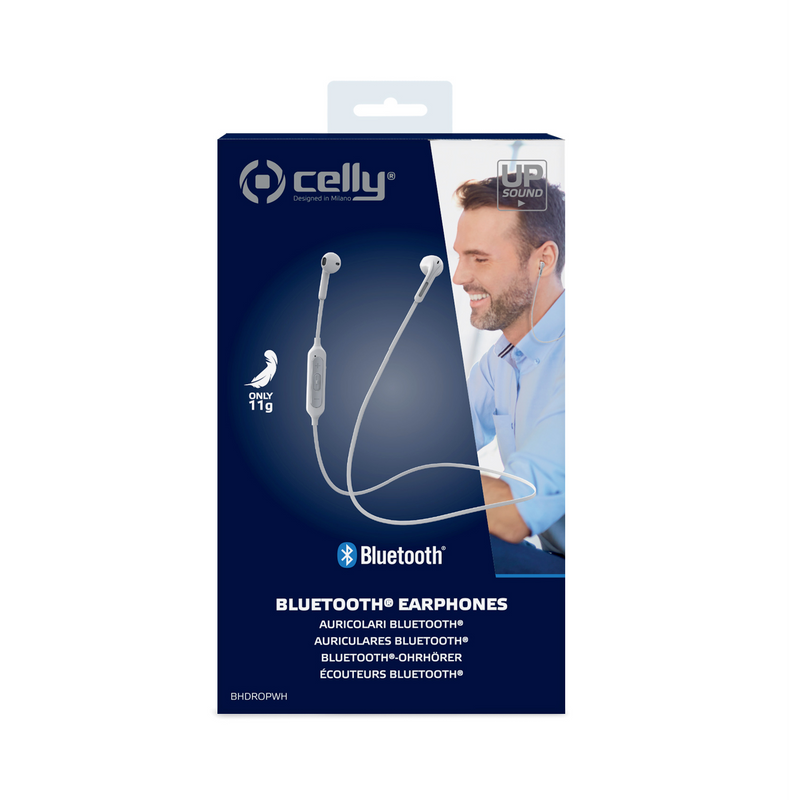 Auricolari Bluetooth Stereo In-Ear Celly BH DROP Bianco