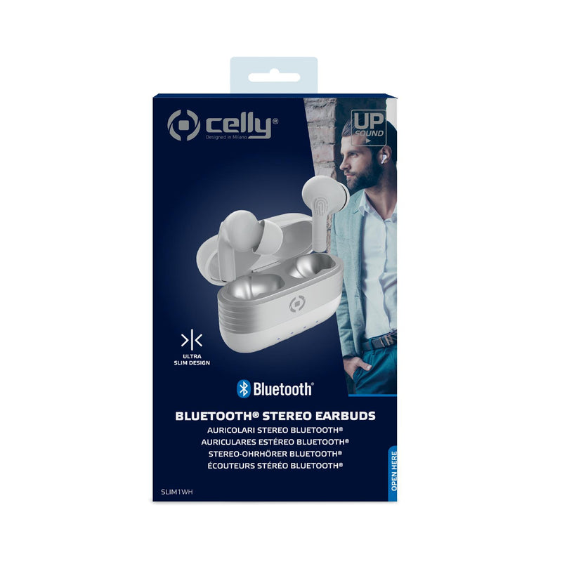 Auricolari In-Ear SLIM Celly True Wireless Bianco