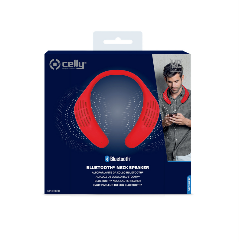 Speaker Bluetooth da Collo Celly UPNECK Rosso