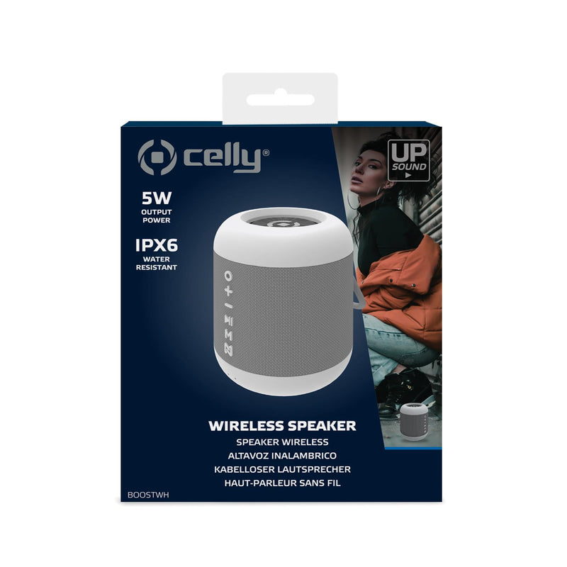 Speaker Wireless Celly BOOST Bianco