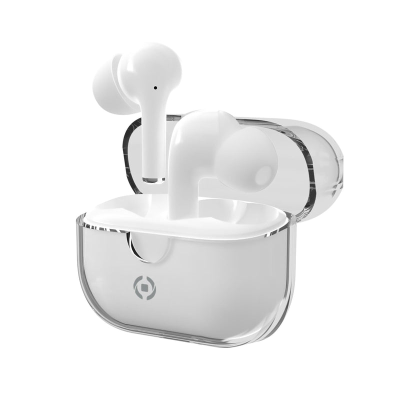 Auricolari In-Ear Celly CLEAR True Wireless Bianco Trasparente