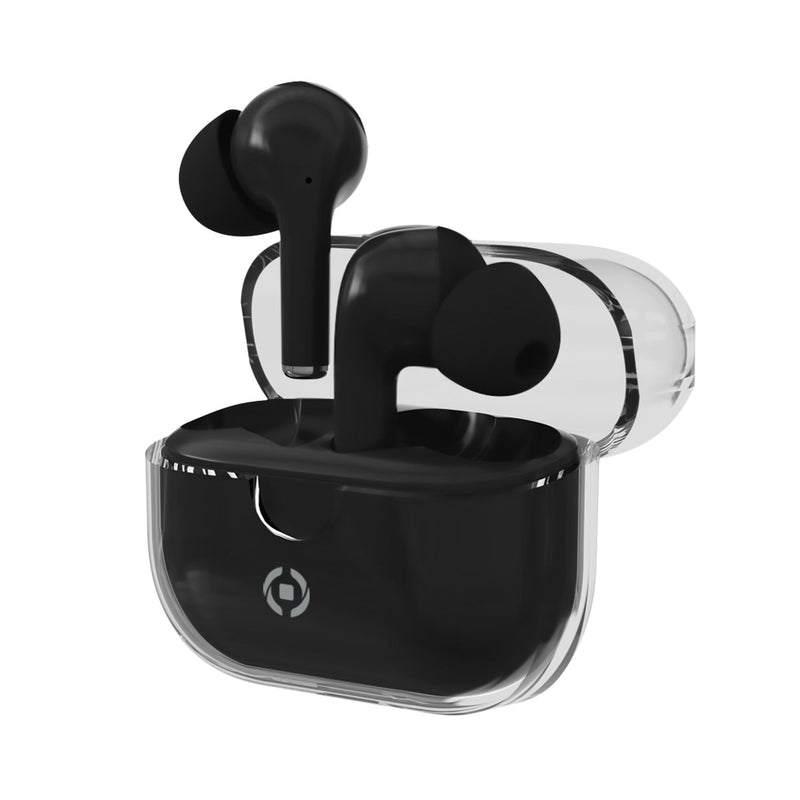 Auricolari In-Ear Celly CLEAR True Wireless Nero Trasparente