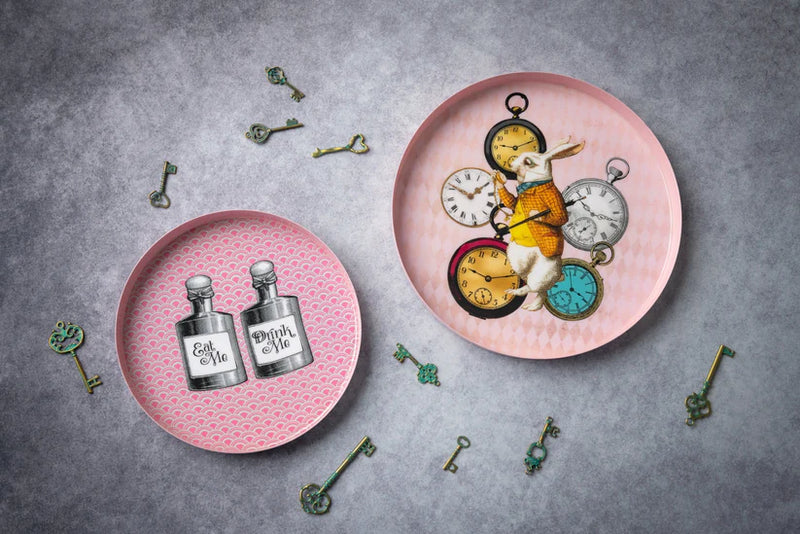 Svuotatasche Blue Shaker in Metallo Alice 25 cm