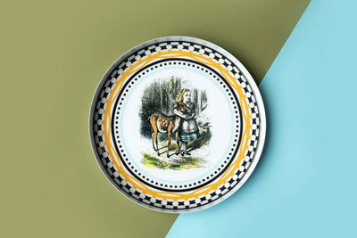 Svuotatasche Blue Shaker in Metallo Plate 25 cm