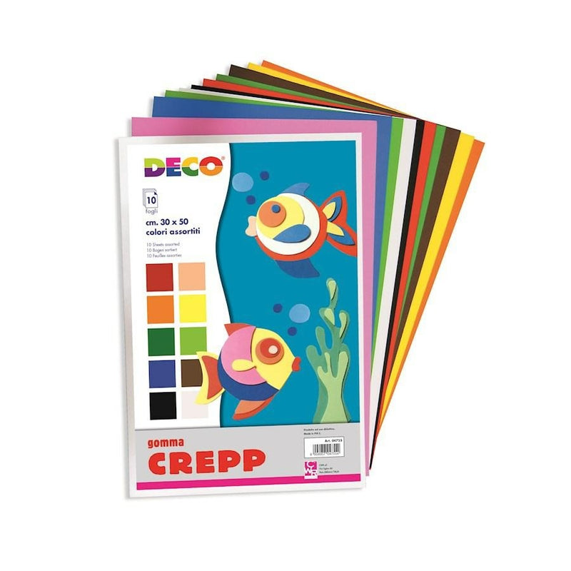 Fogli in Gomma Crepp CWR 33 x 50 cm - 10 pezzi