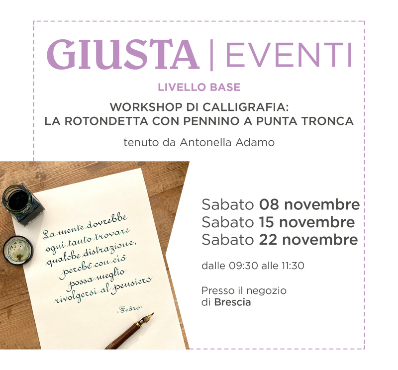 LA ROTONDETTA: Corso di Calligrafia</br><span style="color: 