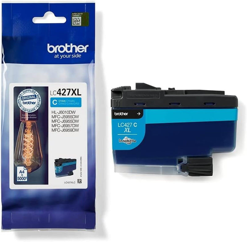 Cartuccia Originale Brother LC427 XL Ciano