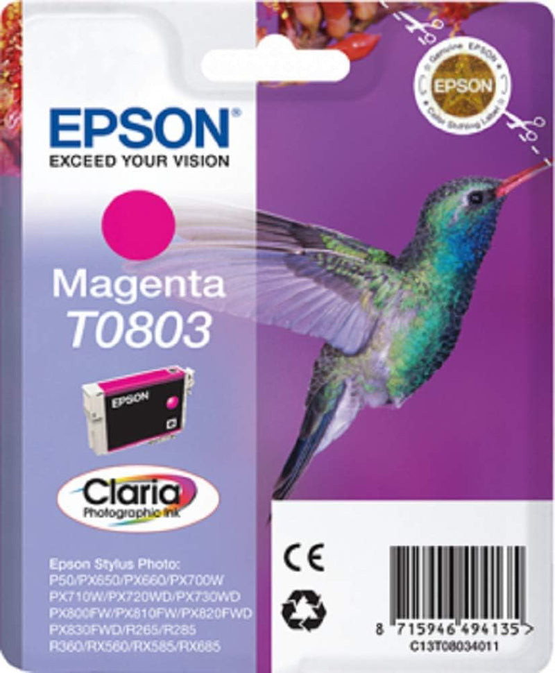 Cartuccia Originale Epson T0803 Magenta