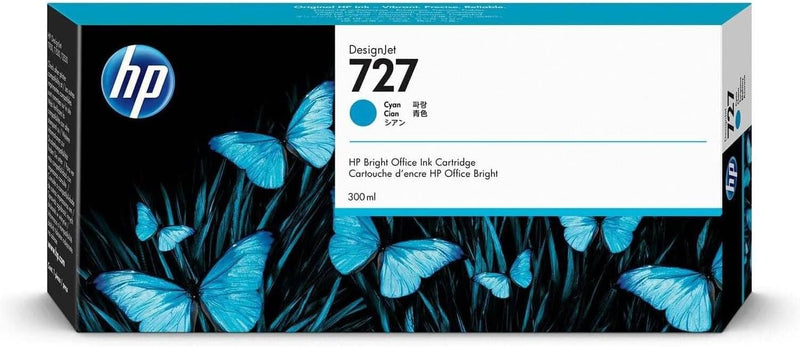 Cartuccia Originale HP 727 Ciano 300 ml