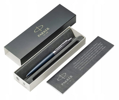 Penna a Sfera Parker Jotter XL Matte Blue CT con Punta Media e Inchiostro Blu