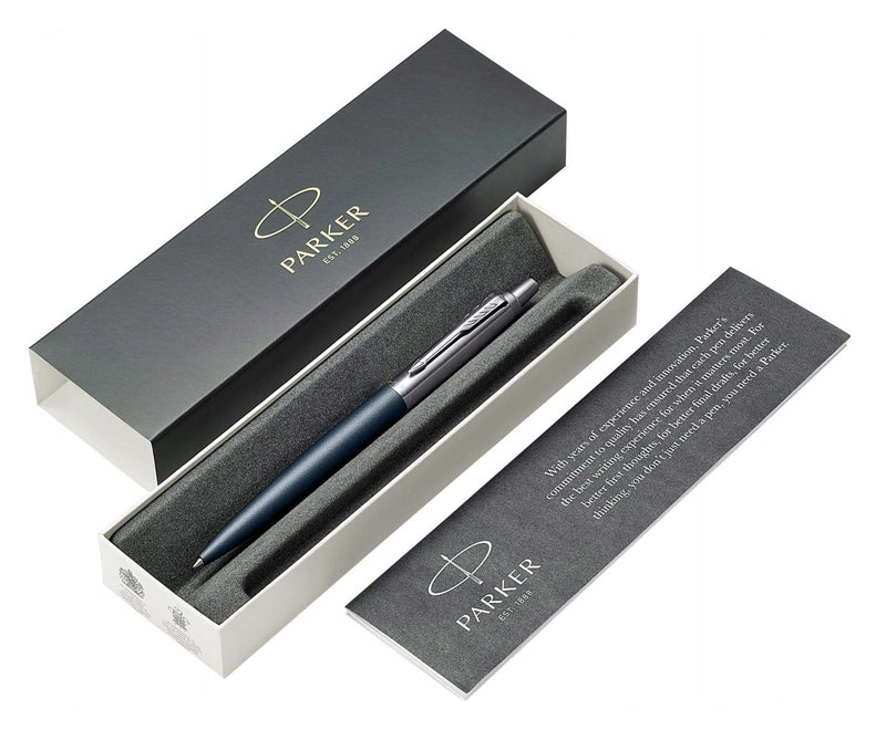 Penna a Sfera Parker Jotter XL Matte Blue CT con Punta Media e Inchiostro Blu