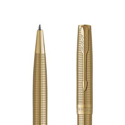 Penna a Sfera Parker Sonnet Ciselè Oro Special Edition GT con Punta Media e Inchiostro Nero