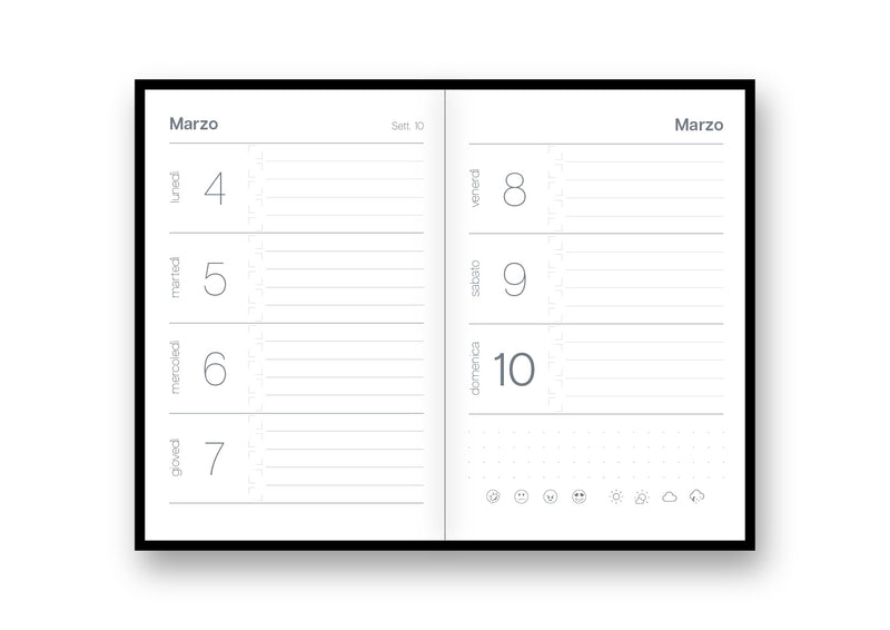 Agenda 12 Mesi Intempo Cat&