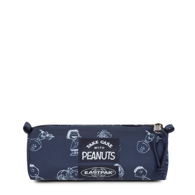 Astuccio Benchmark Single Eastpak Peanuts Navy