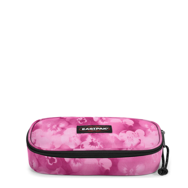 Astuccio Oval Single Eastpak Flower Blur Pink